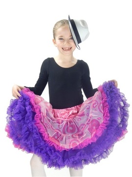 Skirt tutu tulle wheels violet sp1236 4-5lat, фото