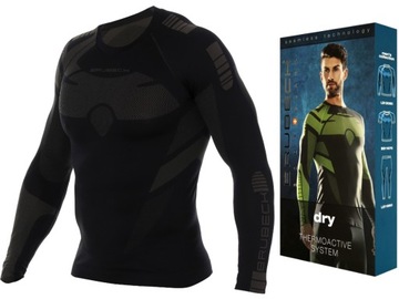 Brubeck vest dry jacket thermal male з long sleeve round long sleeve black size xl, фото