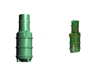 Pumping station sewage 340l front right 600-1755 manufacturer!, фото