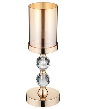 Lantern decorative metal, glass 34, 5 centimeters, фото