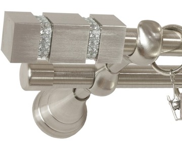 Cornice double 19 mm+ 19 mm 240 centimeters, фото