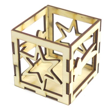 Decorative overlay on festive candlestick tilite decoupage rx99, фото