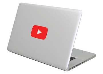 Наклейка для MacBook для YouTube Play