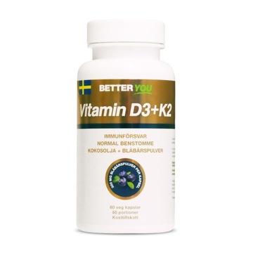 Вітамін D3 2800iu + K2 60 капс. K2MK - 7 BETTER YOU