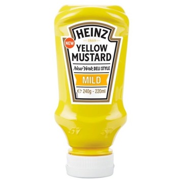 HEINZ YELLOW AMERICAN ГІРЧИЦЯ М'ЯКА М'ЯКА
