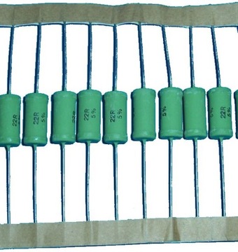 РЕЗИСТОР языков, включая русский 22ohm 22R 4Wat 4W 10шт=3zł