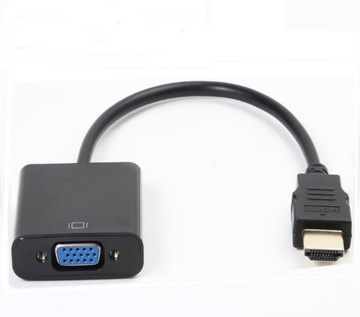 Перехідник Конвертер з HDMI на VGA кабель DSUB FULL HD