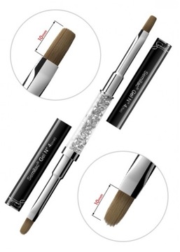 SEMILAC GEL BRUSH FLAT + OVAL N4