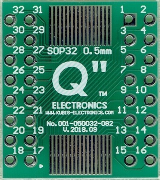 TSOP32, sTSOP32, VSOP32 0.50 мм на 2xidc2x8