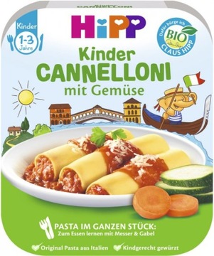 HIPP BIO CANNELLONI з овочами 1р 250г