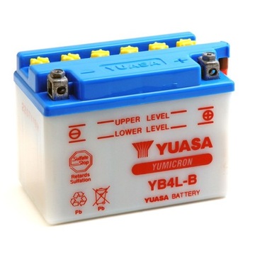 BATTERIE YUASA YB4L-B ROLLER 2T PIAGGIO APRILIA