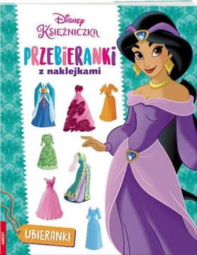 Disney Księżniczka Przebieranki z naklejkami Praca