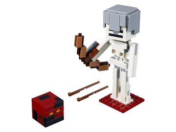 LEGO Minecraft 21150 BigFig - szkielet z kostką magmy