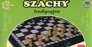 Szachy tradycyjne drewniane ABINO