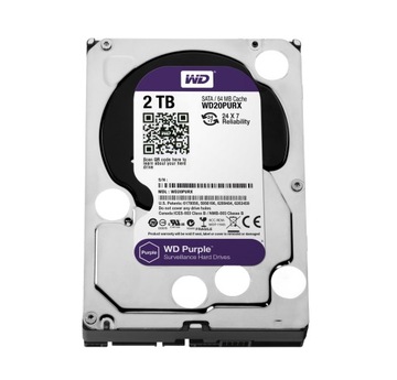 Жесткий диск WD Purple 3,5 дюйма SATA III емкостью 2 ТБ