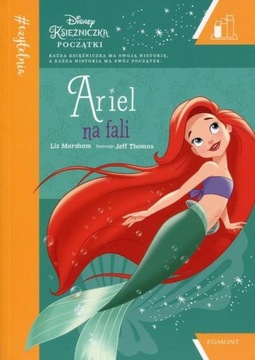 Ariel na fali Disney księżniczka książka czytelnia
