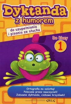 DYKTANDA Z HUMOREM KLASA 1 DO UZUPEŁNIANIA PISANIA