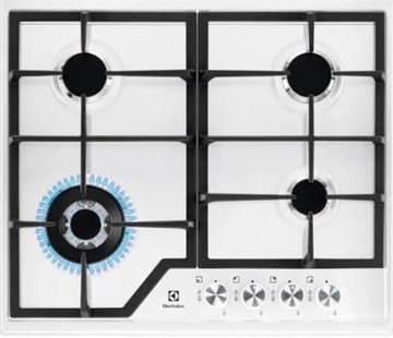 ELECTROLUX EGS6436WW газовая варочная панель, нержавеющая сталь