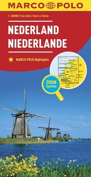 MAPA MARCO POLO HOLANDIA SKALA 1:300 000