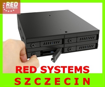 RED Pocket 5,25 дюйма, 4 жестких диска, твердотельный накопитель 2,5 дюйма, SATA Chieftec v2