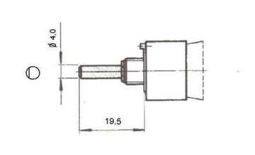 Переключатель поворотный 1х4 ELMA 01-1260-0019504O