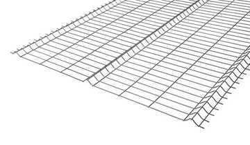 ГРАФИТОВАЯ ПАНЕЛЬ ДЛЯ ЗАБОРА fi 4мм 50x200 h=1,5м +