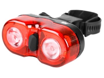 LAMPA ROWEROWA TYLNA CZERWONA LED MACTRONIC WALLE