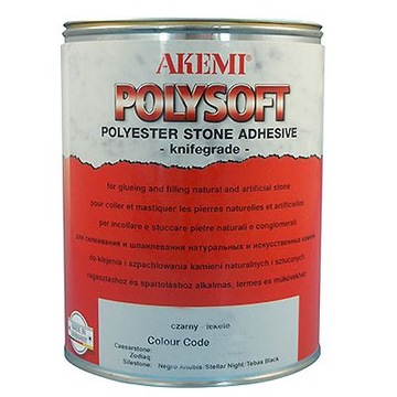 Akemi PolySoft Stone Putty Черный 1,65 кг