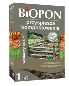 Komposter przyśpiesza kompostowanie BIOPON 3kg