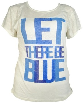 LEE t-shirt damski WHITE blue KATIE S/S _ S r36