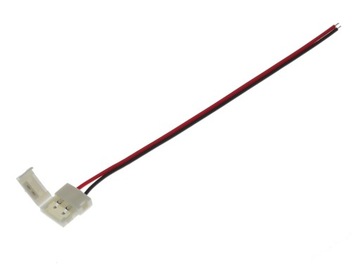 Złączka LED 2-pinowa MONO 3528 8mm ŁĄCZNIK klik FV