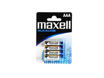 Щелочные батарейки LR03 AAA 1,5В MAXELL 4шт x20