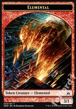 Elemental 3/1 - TOKEN @@@@@@@