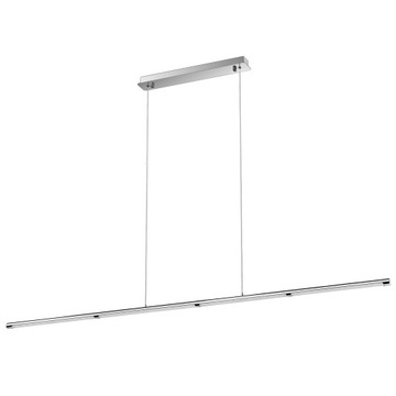 LAMPA wisząca LED 36W ŻYRANDOL chromowana 182cm