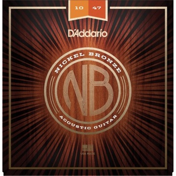 D'addario NB Nickel Bronze 10-47 gitara akustyczna