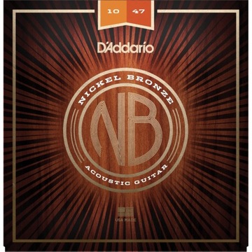 D'addario NB Nickel Bronze 10-47 gitara akustyczna