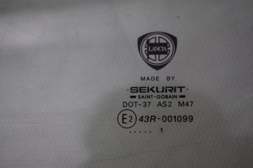 SKLO (OKNO) BOČNÍ LEVÝ PŘEDNÍ LANCIA LYBRA SEDAN 01R