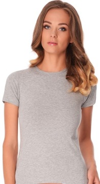 T-shirt damski Jadea 4180 Siwy L