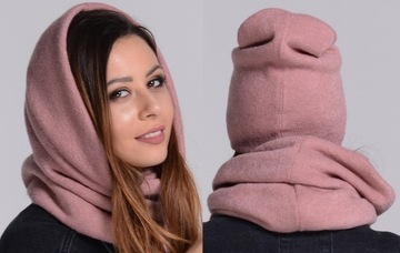 Комплект ШАПКА + ЮБКА Шарф-туннель POWDER PINK K6