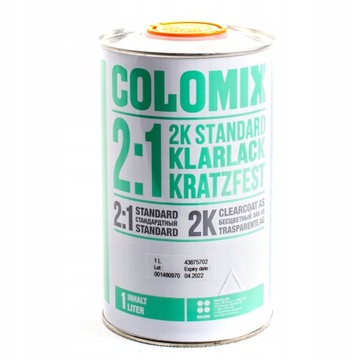COLOMIX 2K Прозрачный лак 1л + отвердитель 0,5л