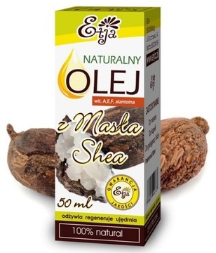 ETJA Naturalny olejek z masła shea BIO Regeneruje