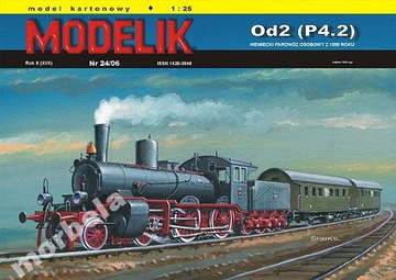 Modelik nr 24/06 Niemiecki parowóz Od2 (P4.2) 1:25