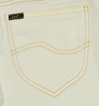LEE spodnie LOW slim JEANS white JADE _ W29 L31