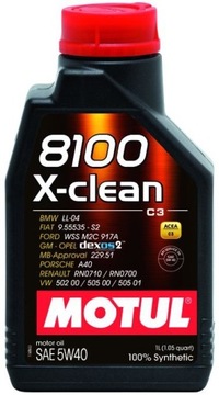 OLEJ MOTUL 8100 X-clean C3 5W40 5W-40 1L