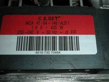 ДВИГАТЕЛЬ СТИРАЛЬНОЙ МАШИНЫ WHIRLPOOL AWT 5109/P-1000