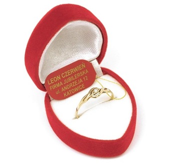 Złoty 585 pierścionek z CYRKONIĄ zaręczynowy w.24h