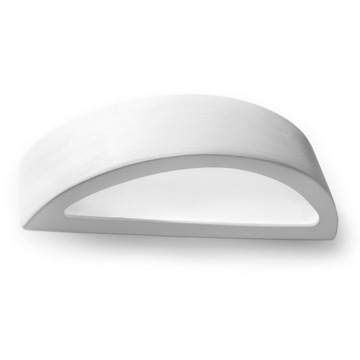 LAMPA KINKIET CERAMICZNY OMEGA / SIMON BIAŁY lx1