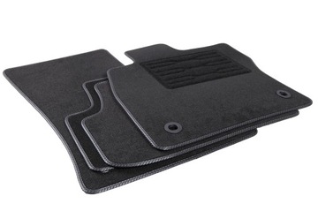 Fiat 500 2007- DYWANIKI CARBON CARMAT