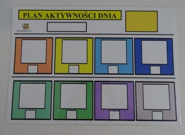 ПЛАН ДНЯ НА МАГНИТНЫХ ПИКТОГРАММАХ АУТИЗМ