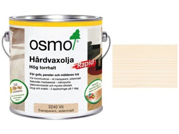 OLEJ OSMO 3240 WOSK TWARDY RAPID 0,75 L BIAŁY